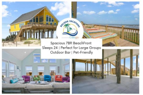 DayDreamer Beachfront w 7 Bedrooms